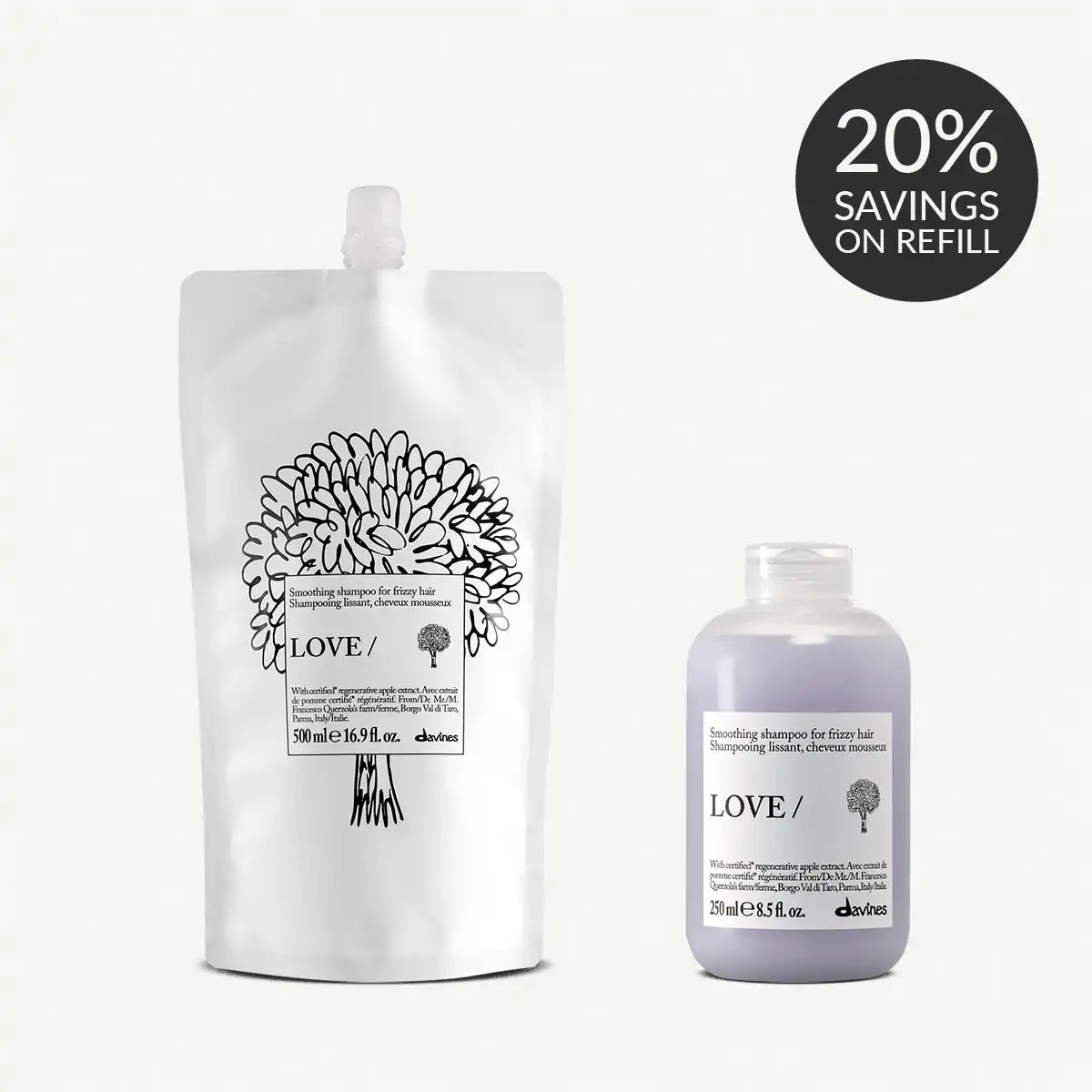 LOVE SMOOTHING Shampoo Refill Duo Main image